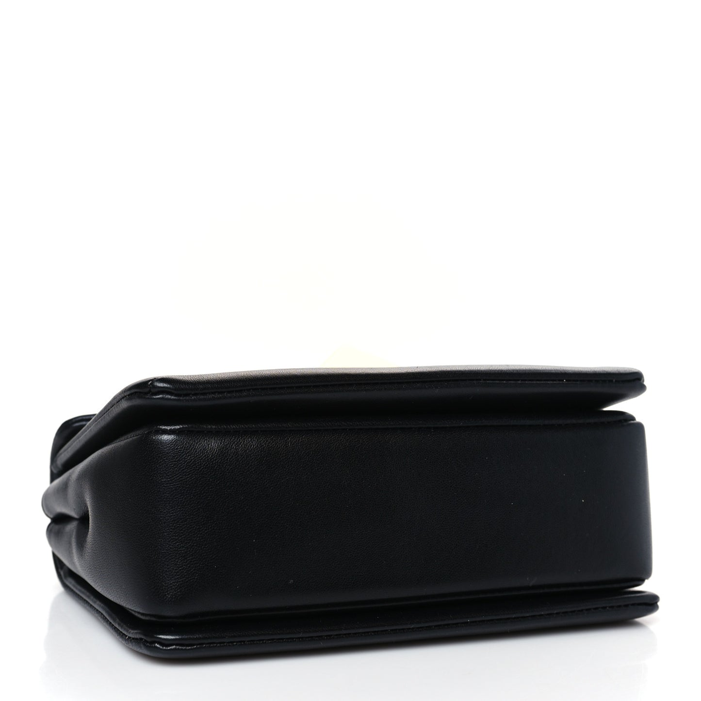 Nappa One Stud Chain Clutch Black