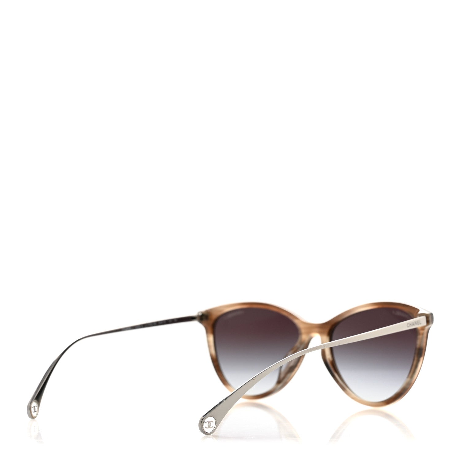 Chanel Acetate Metal Butterfly Sunglasses 5459-A Tortoise 4 of 8