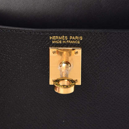 Hermes Epsom Mini Kelly Sellier 20 Black 7 of 9