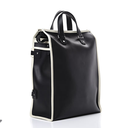 Valentino Garavani Nappa Rockstud Foldable Tote Black 3 of 9