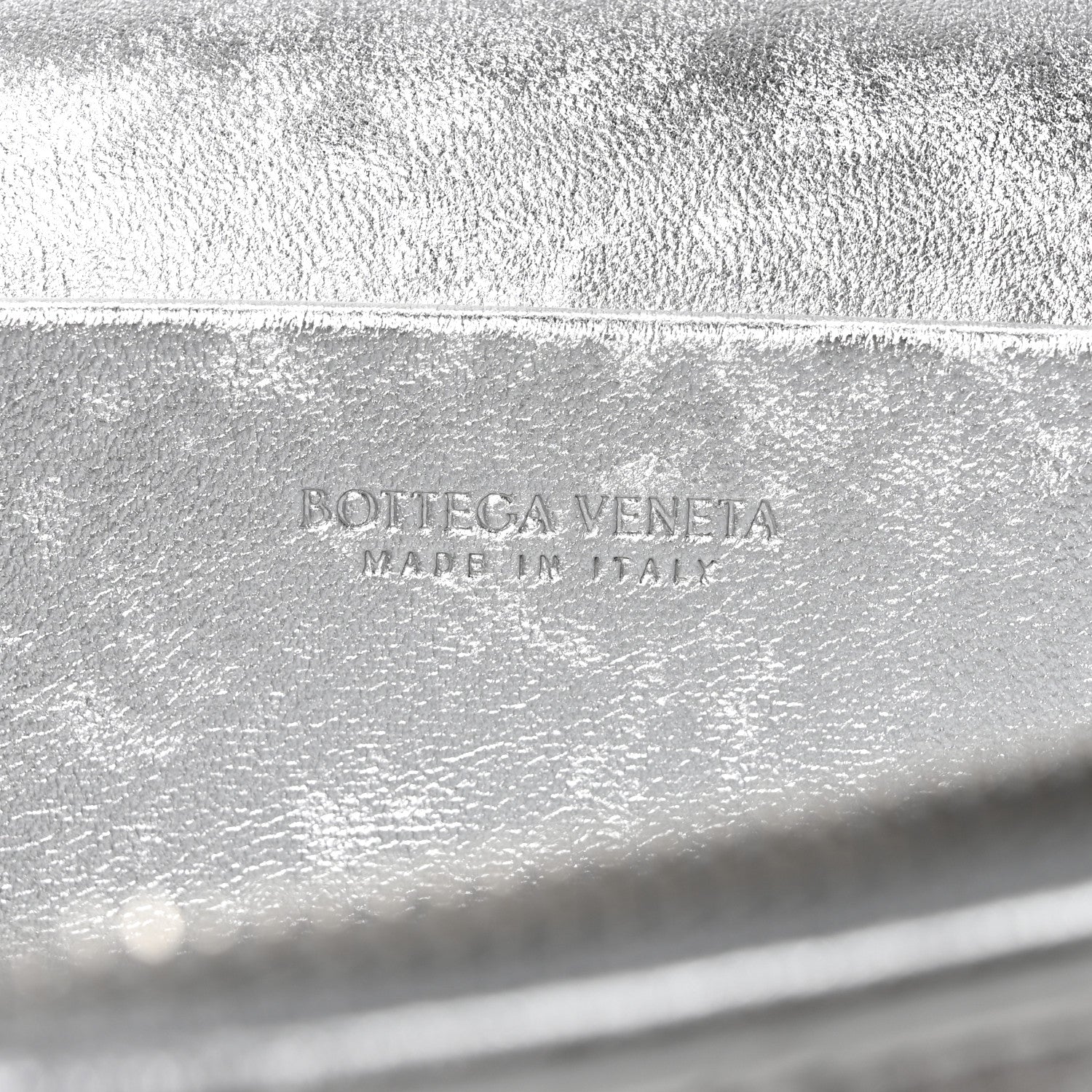 Bottega Veneta Laminated Nappa Intrecciato Bang Bang Vanity Case Silver 6 of 10