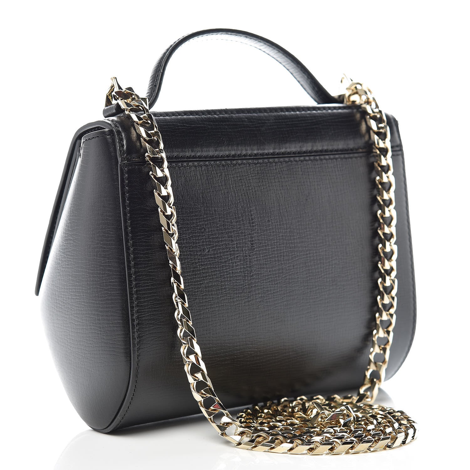 Givenchy Textured Calfskin Mini Pandora Box Chain Crossbody Bag Black 3 of 12