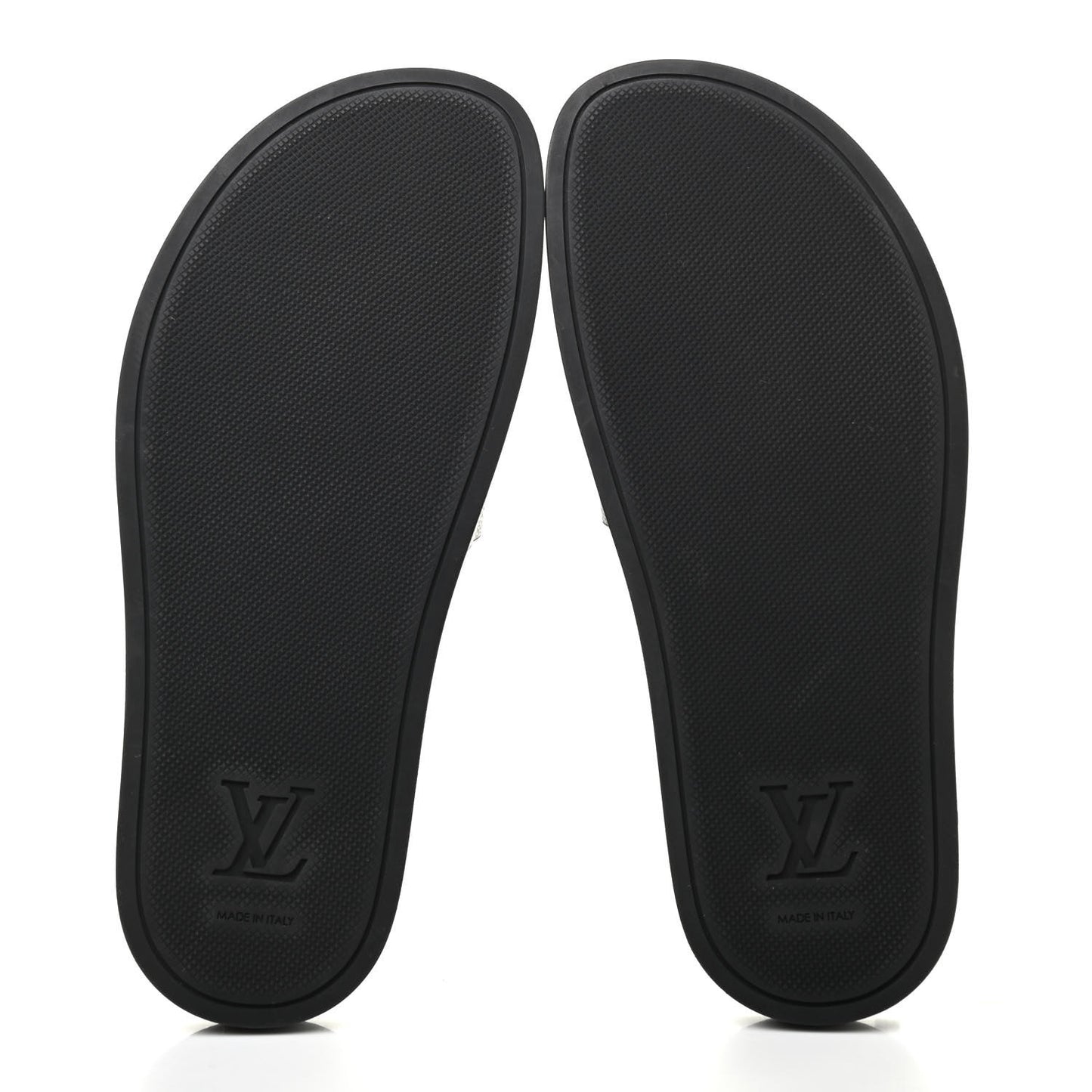 Rubber Monogram Mens Waterfront Mules 5 Macassar