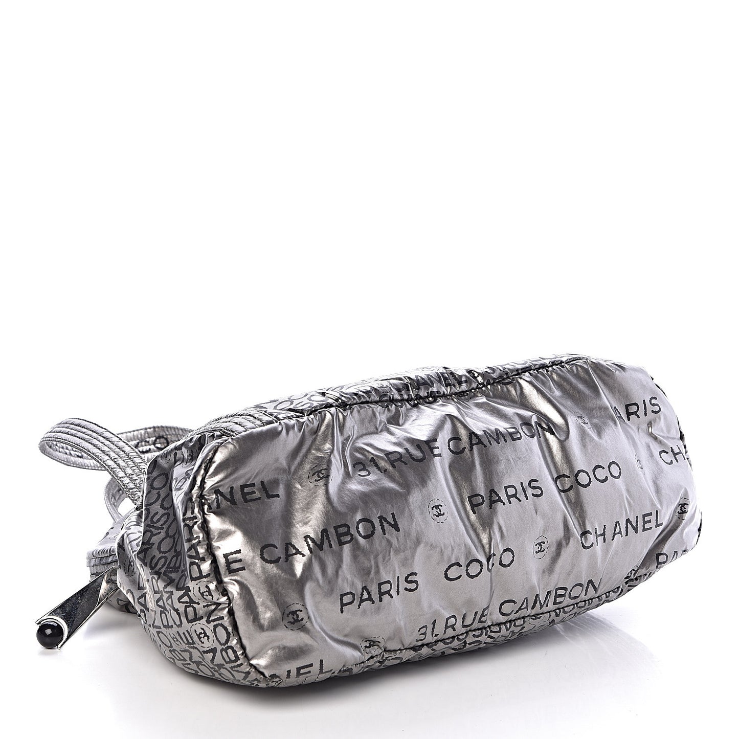 Lacquered Canvas Medium Unlimited Tote Argent Fonce