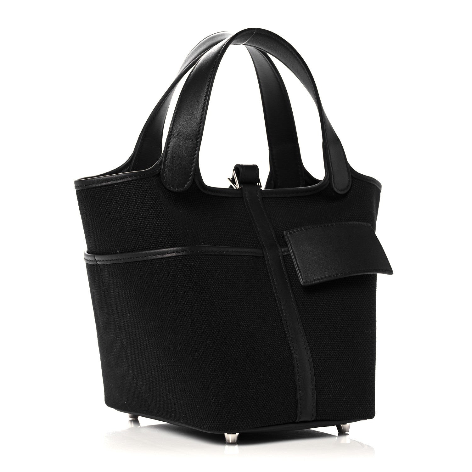 Hermes Toile Goeland Swift Cargo Picotin Lock 18 Black 3 of 10