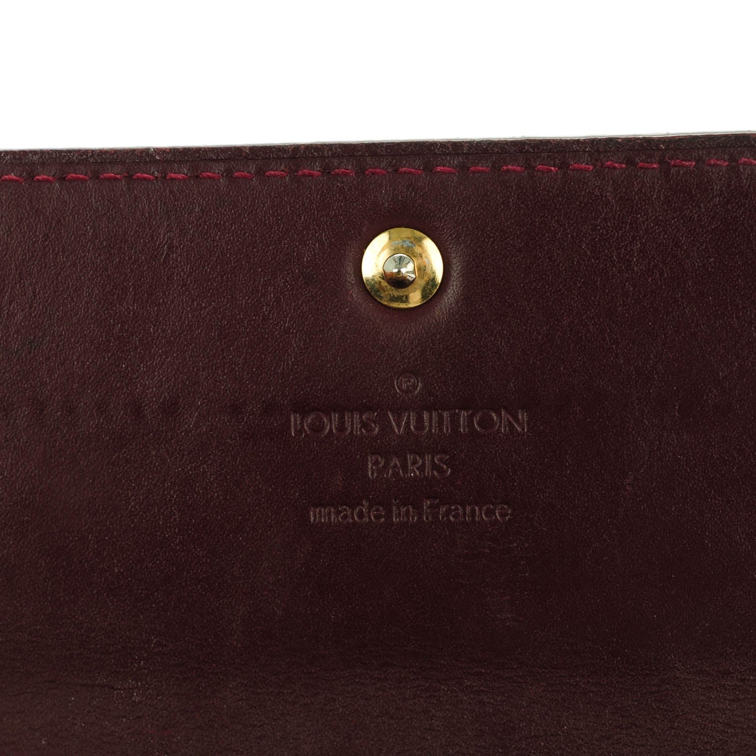 Louis Vuitton Vernis Sarah Wallet Rouge Fauviste 5 of 7
