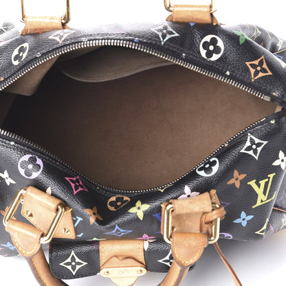 Louis Vuitton Monogram Multicolor Speedy 30 Black 5 of 13