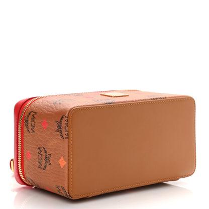MCM Visetos Rockstar Vanity Case Cognac 4 of 10