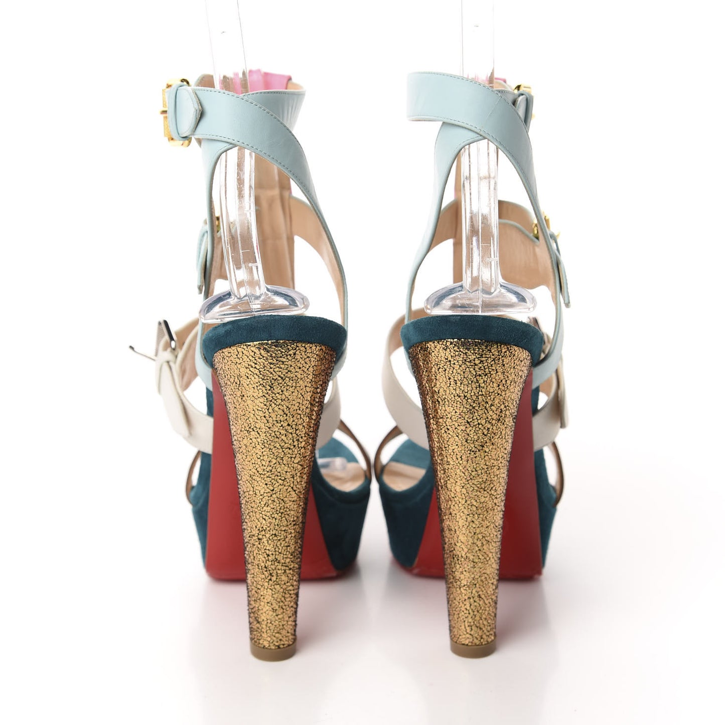Patent Suede Glitter Rocknbuckle 140 Sandals 36.5 Version Dolly