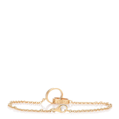 Cartier 18K Yellow Gold Interlocking LOVE Bracelet 3 of 5
