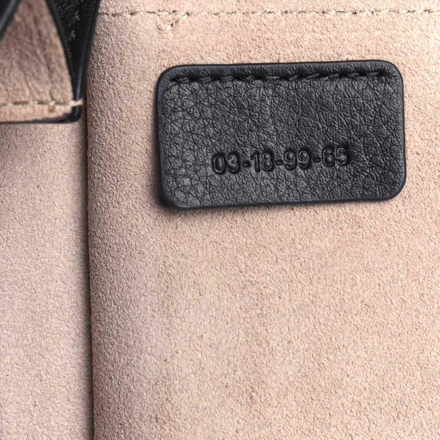 Suede Calfskin Mini Faye Bracelet Bag Black