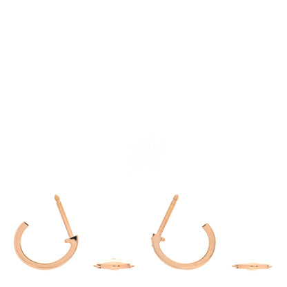Cartier 18K Pink Gold Small LOVE Hoop Earrings 3 of 5