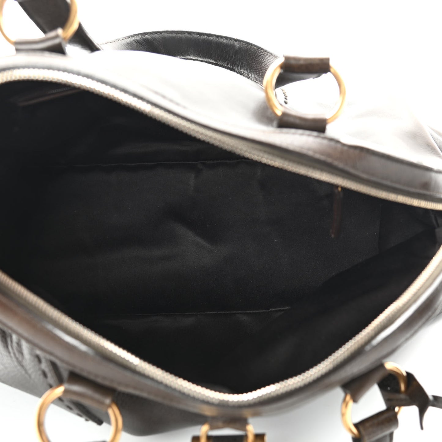 Calfskin Large Muse Dark Brown