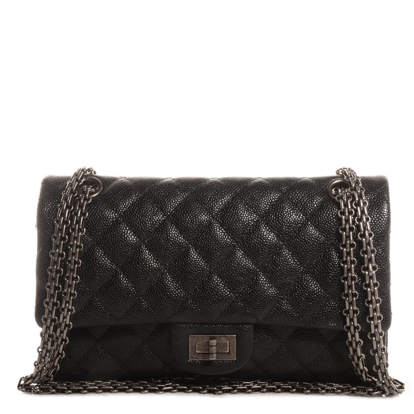 Caviar Quilted 2.55 Reissue 255 Black