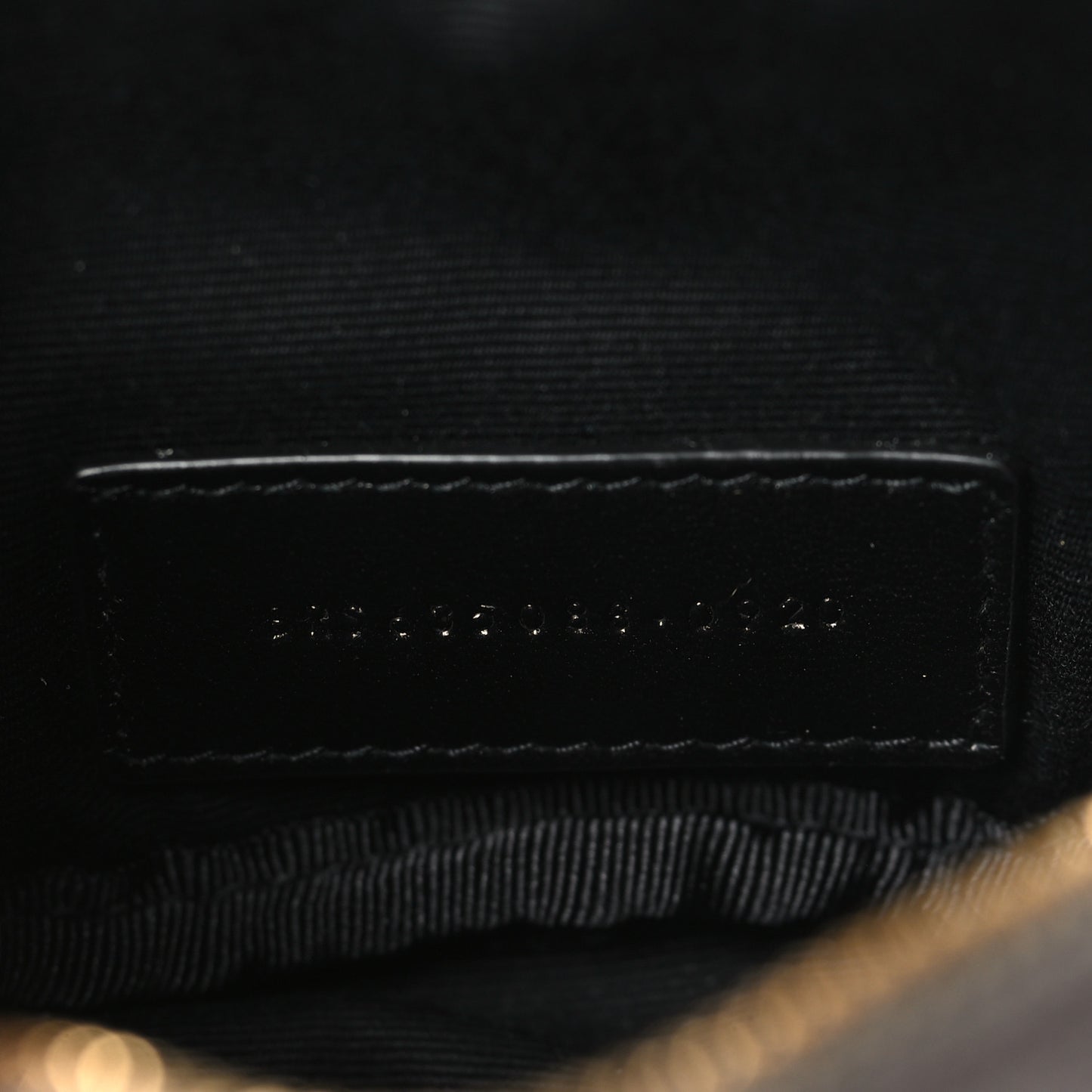 Grain De Poudre Matelasse Monogram Baby Lou Camera Bag Fog