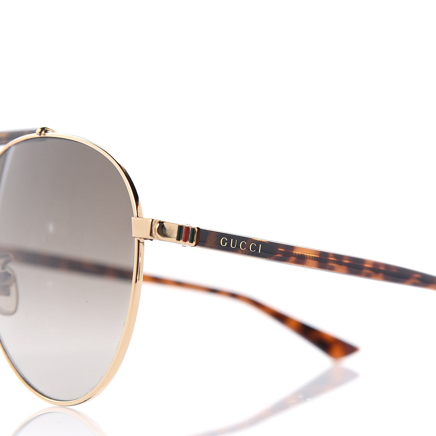 Aviator Sunglasses GG0014S Tortoise