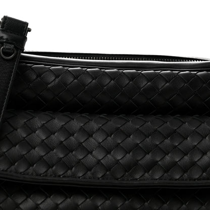 Bottega Veneta Nappa Intrecciato Messenger Bag Black 8 of 13