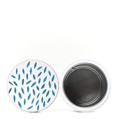 Hermes Lacquered Wood A Walk In The Garden Tea Box Pumpkin 2 of 3