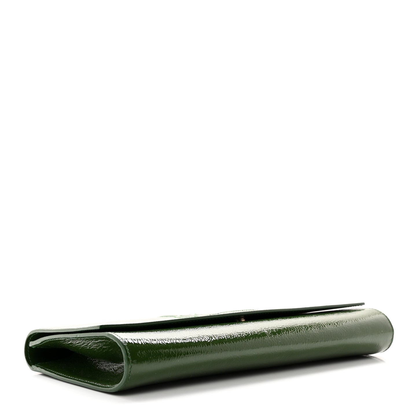 Textured Patent Monogram Large Belle De Jour Green