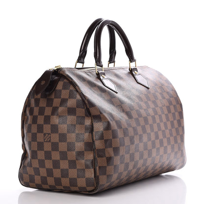Louis Vuitton Damier Ebene Speedy 35 3 of 9