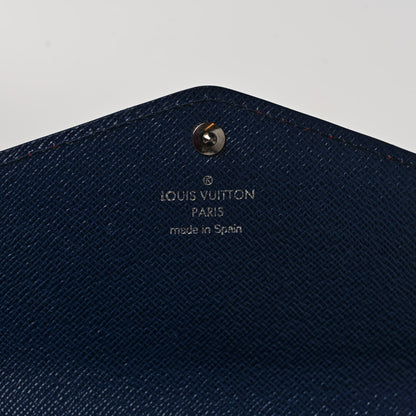 Louis Vuitton Epi Sarah Wallet NM Denim Red 6 of 6