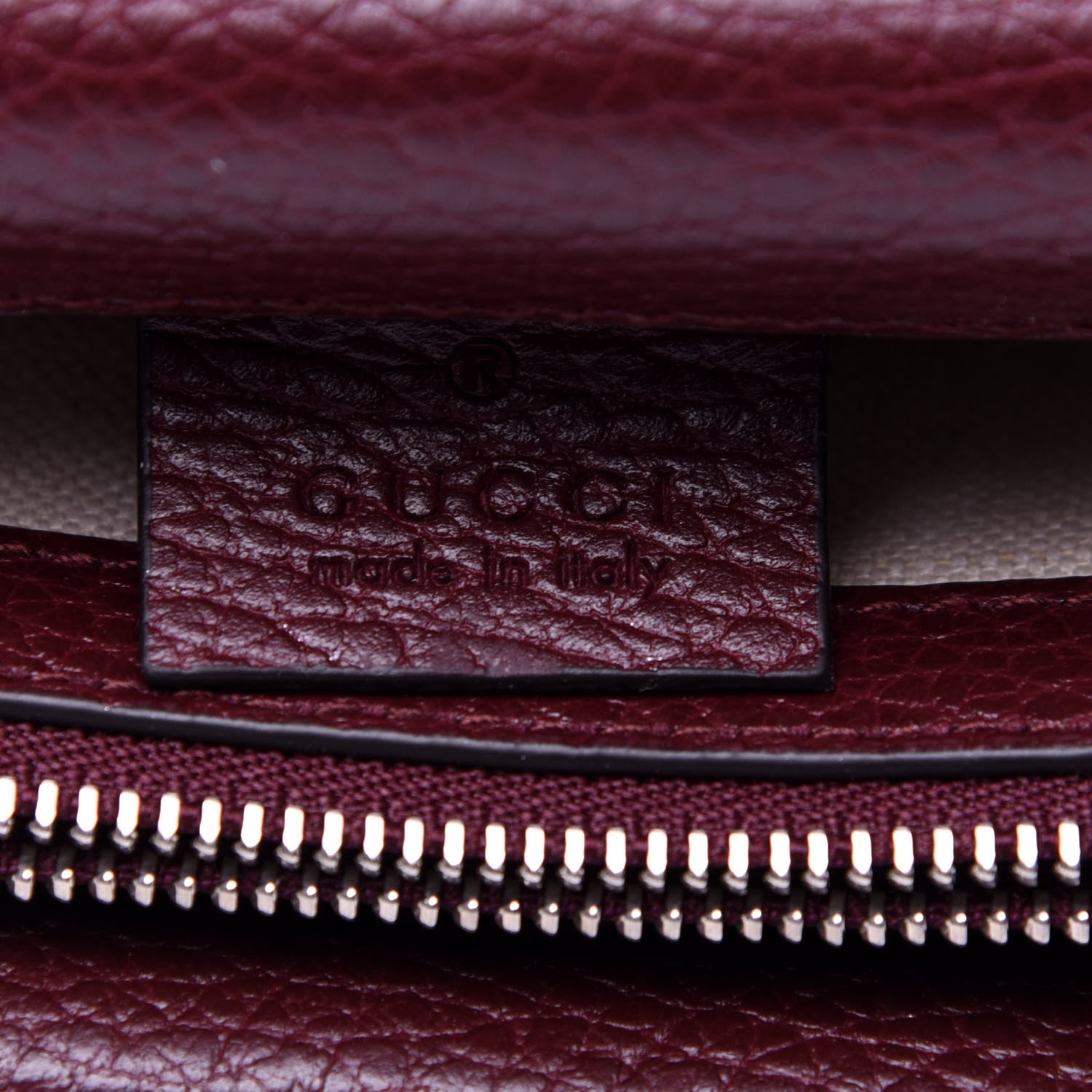 Gucci Dollar Calfskin Crystal Small Dionysus Shoulder Bag Vintage Bordeaux 8 of 10
