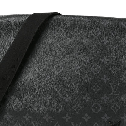 Louis Vuitton Monogram Eclipse District MM Black 6 of 8