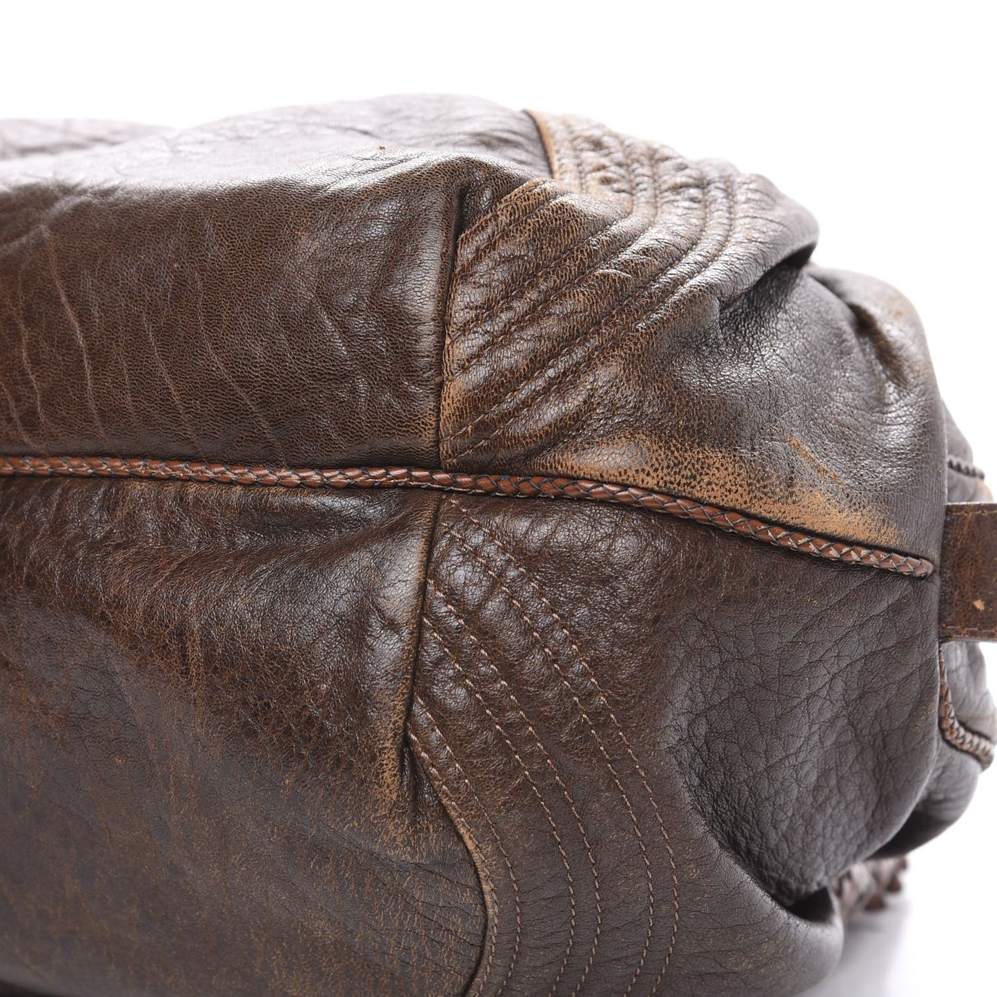 Nappa Nuvolata Spy Bowler Cognac