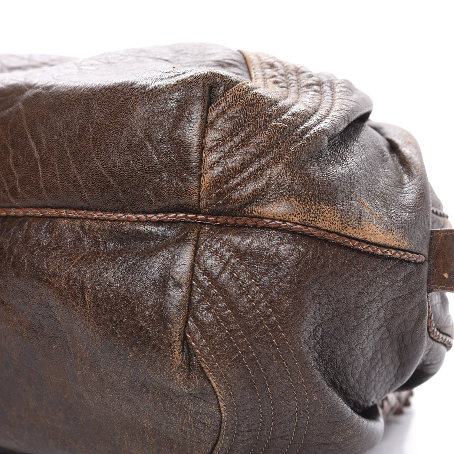 Fendi Nappa Nuvolata Spy Bowler Cognac 8 of 13