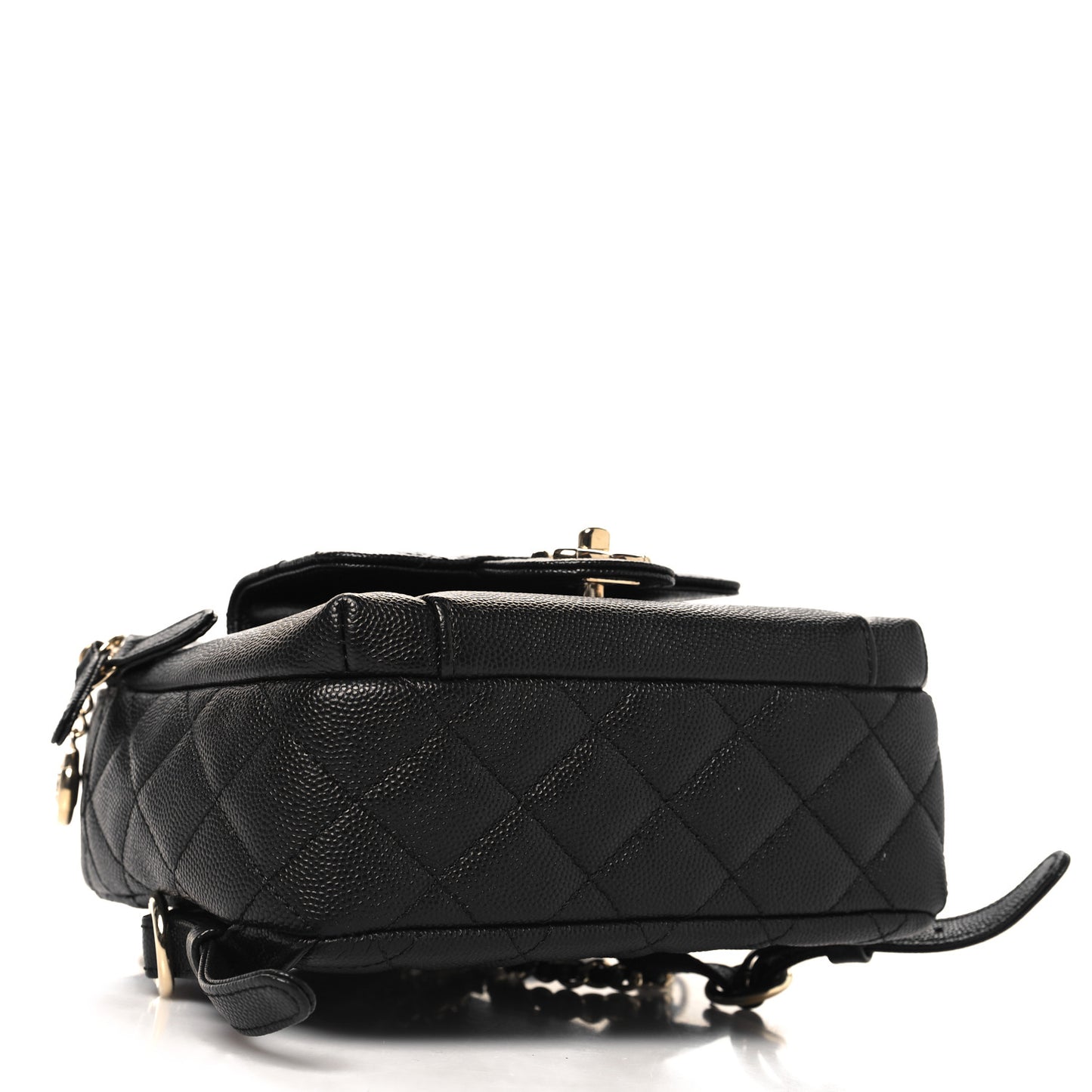 Caviar Quilted Small CC Day Backpack Black