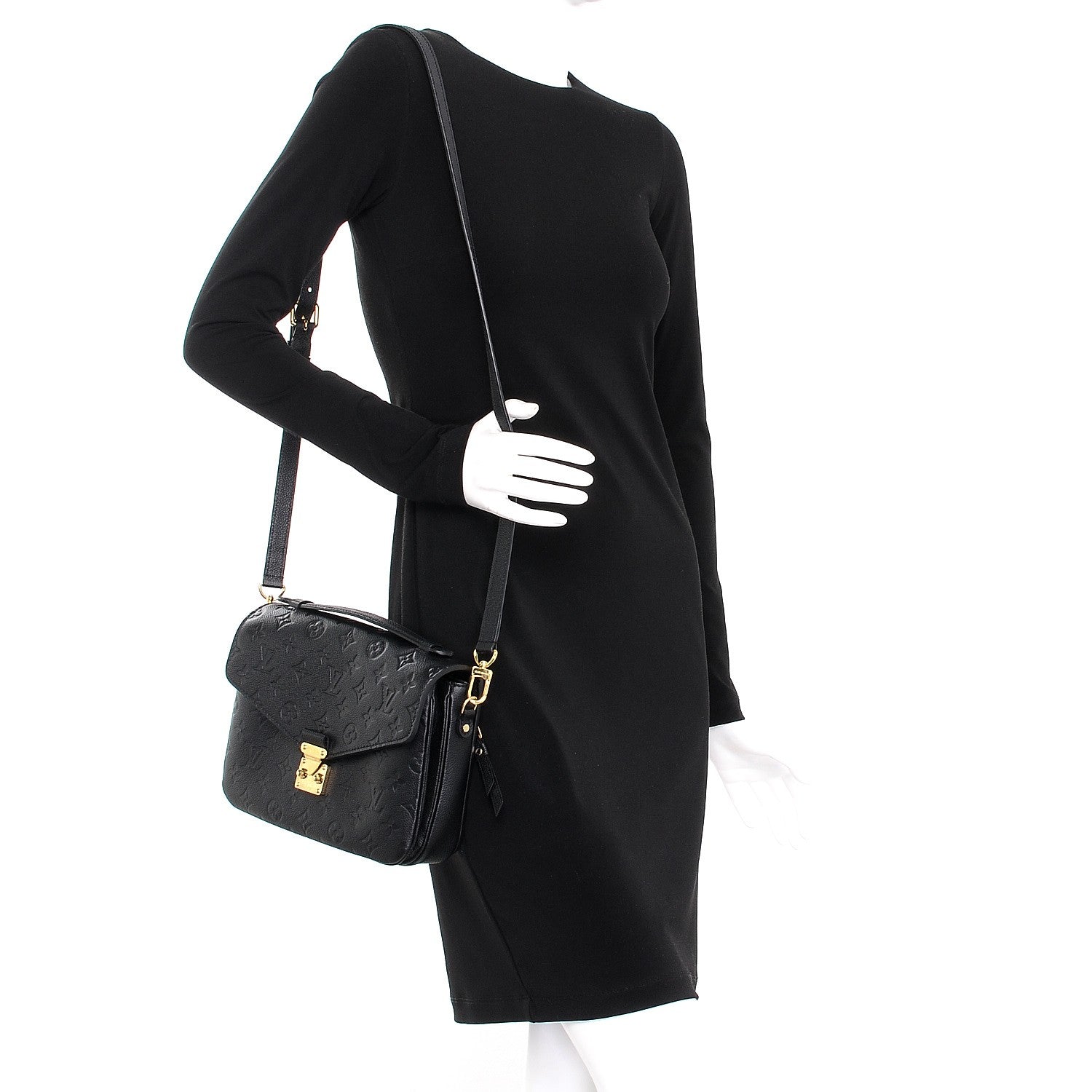Louis Vuitton Empreinte Pochette Metis Black 2 of 6
