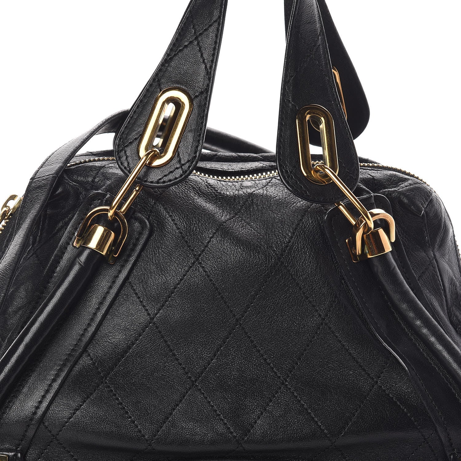 Chloe Sheepskin Quilted Small Paraty Black 9 of 9