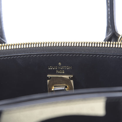 Louis Vuitton Calfskin Tribal City Steamer MM White Black 6 of 10