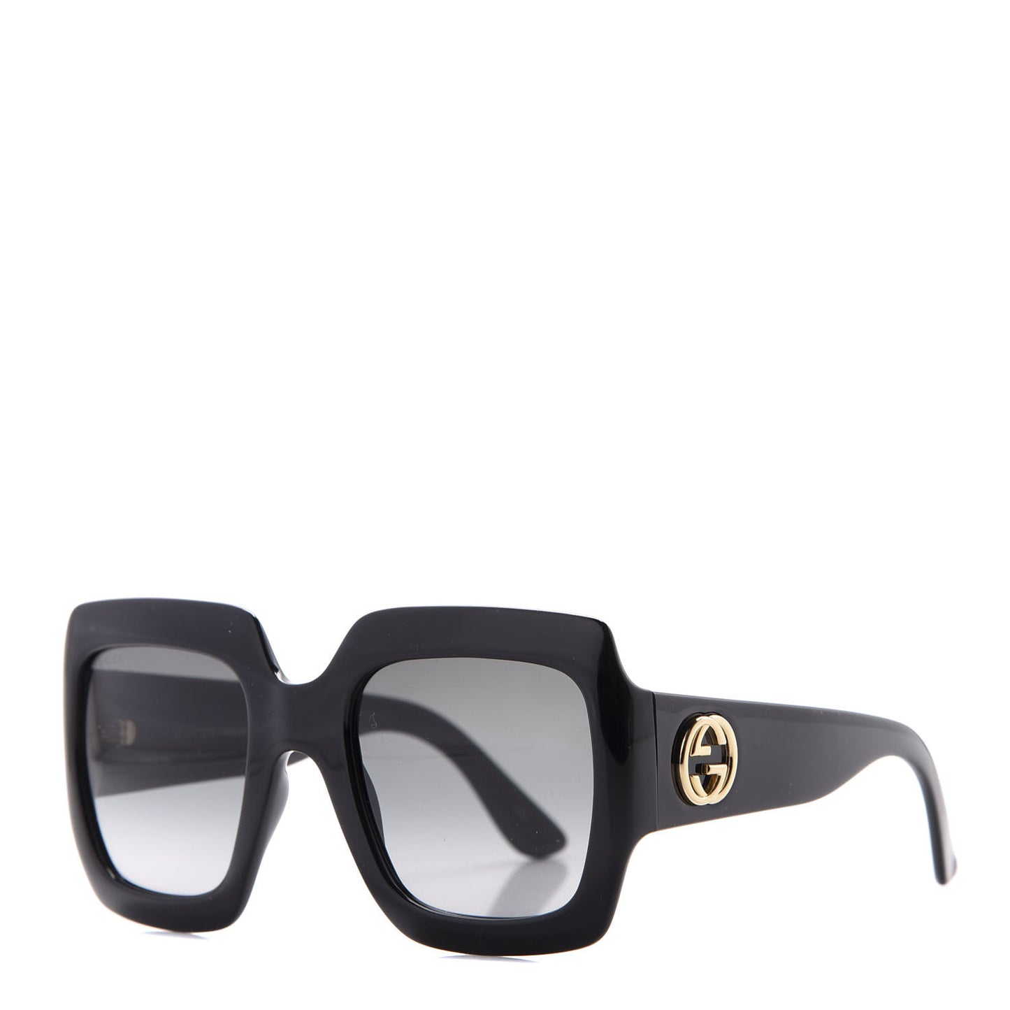 Acetate Square Frame Sunglasses GG0053S Black