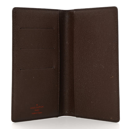Louis Vuitton Damier Ebene Checkbook Cover Wallet 5 of 13