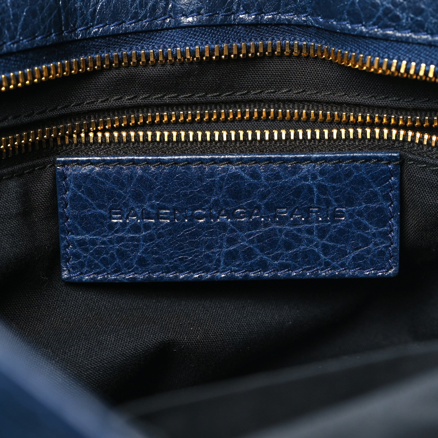 Balenciaga Agneau Giant 12 Gold Hardware City Bleu Mineral 7 of 14