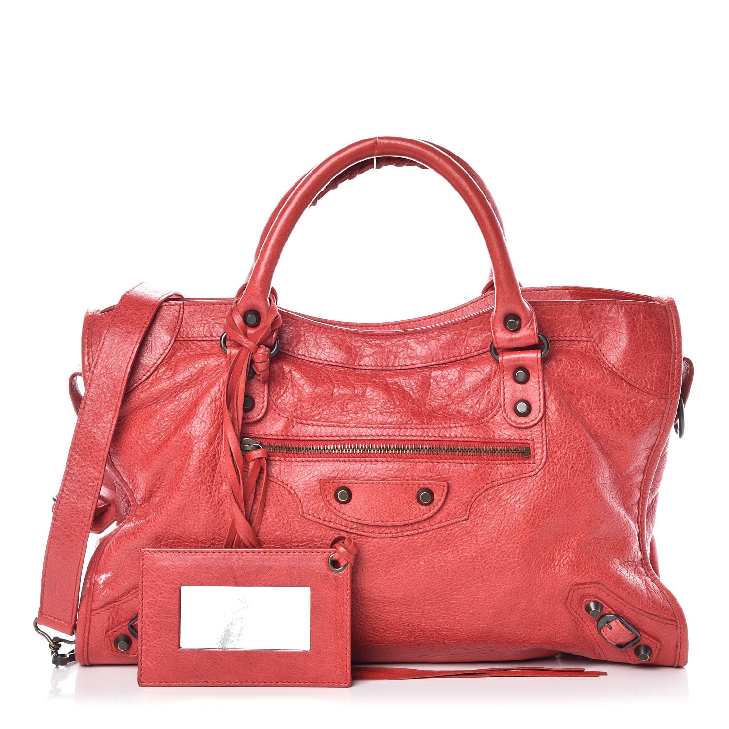 Balenciaga Agneau Classic Hardware City Rouge Coquelicot 1 of 16