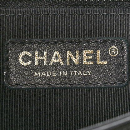 Chanel Lambskin Quilted Studded Beauty Begins Flap Black 6 of 10