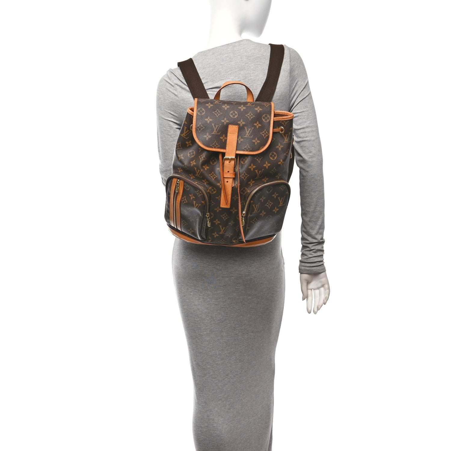 Burberry Patent Nova Check Backpack 4 of 12