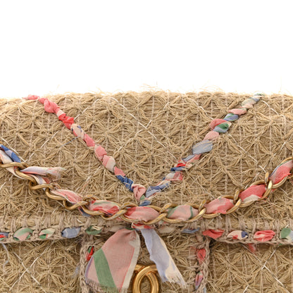 Chanel Raffia Woven CC Country Flap shoulder bag Natural 8 of 12