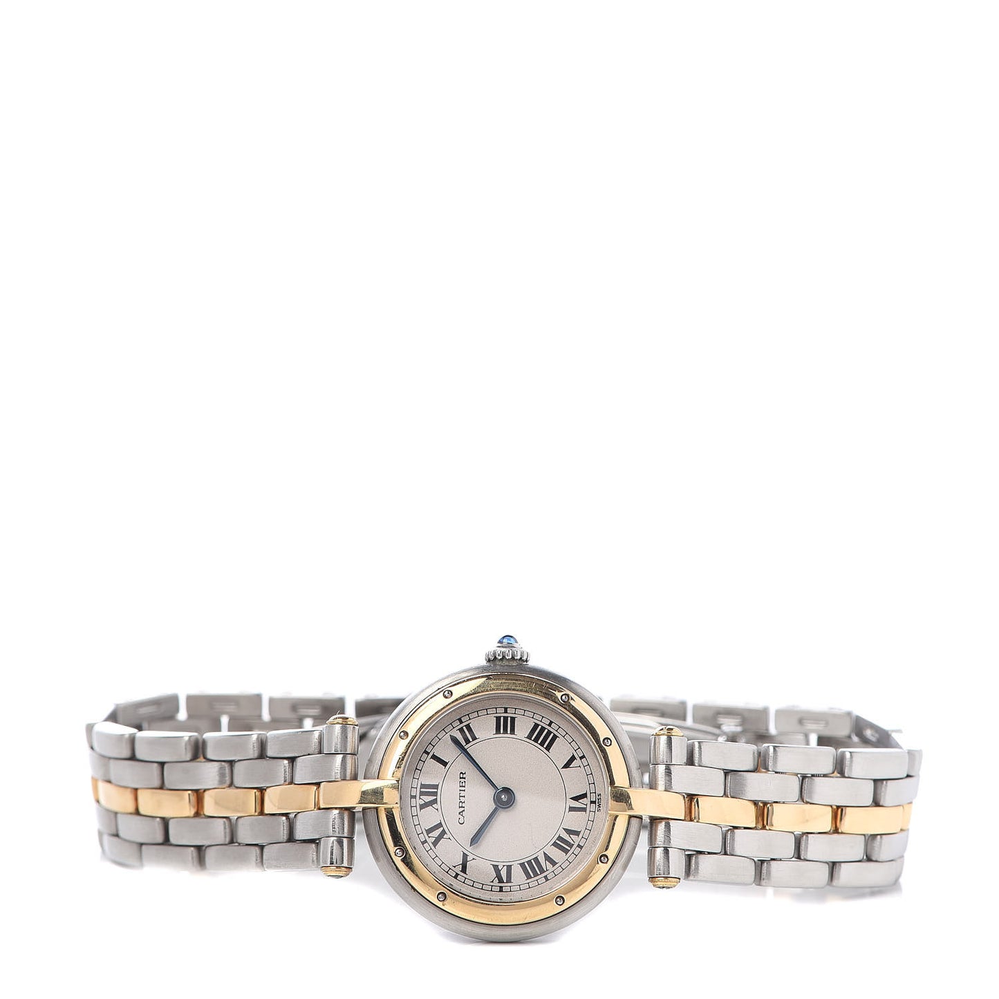 Stainless Steel 18K Yellow Gold 24mm Panthere Vendome Quartz Watch