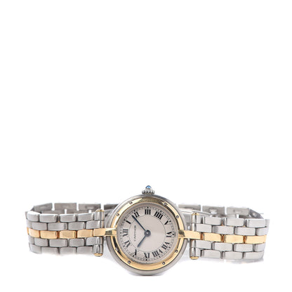 Cartier Stainless Steel 18K Yellow Gold 24mm Panthere Vendome Quartz Watch 3 of 5