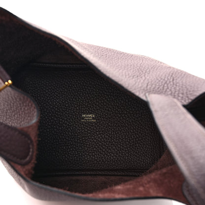 Hermes Taurillon Clemence Picotin Lock 18 PM Rouge Sellier 5 of 9