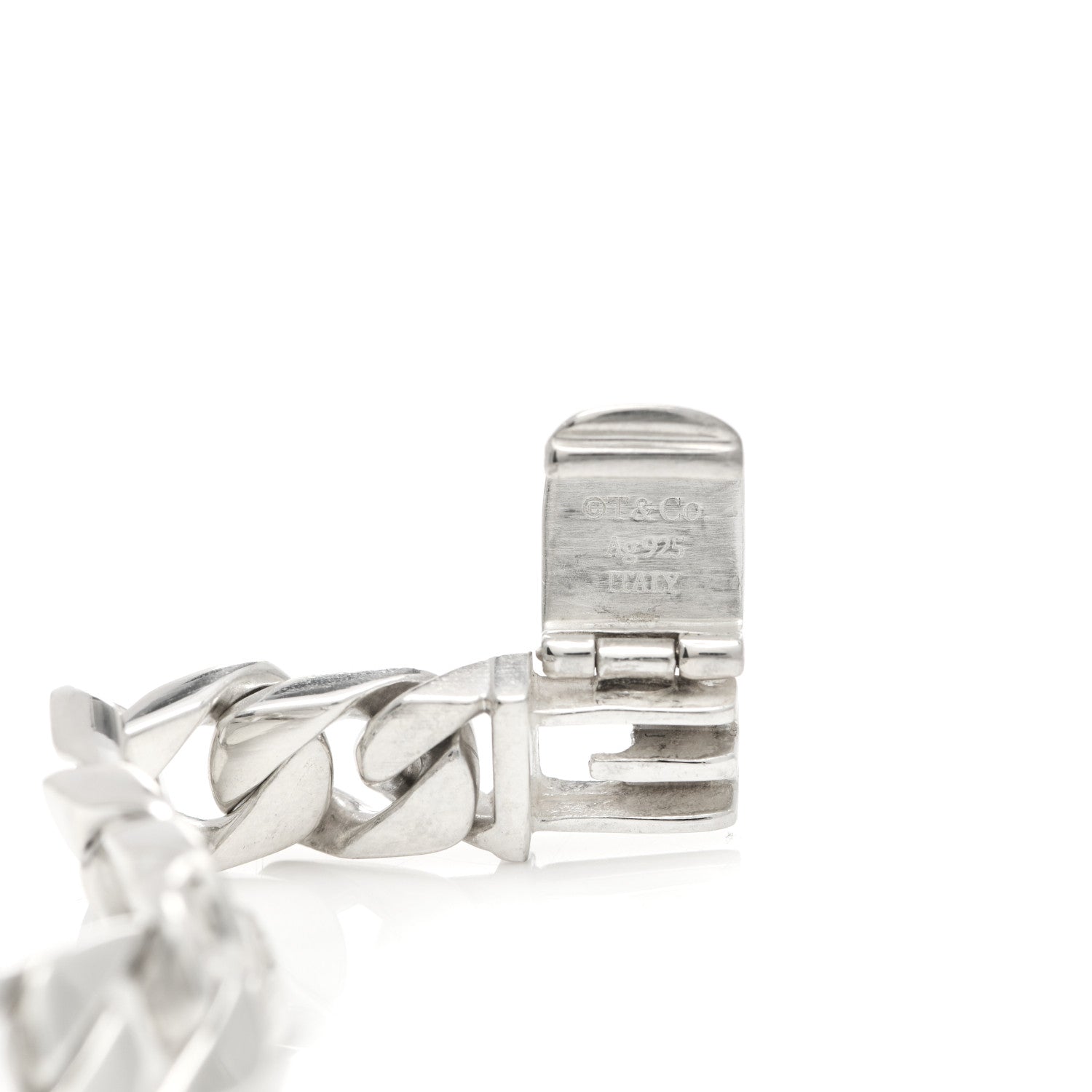 Tiffany Sterling Silver Curb Link Bracelet 3 of 3