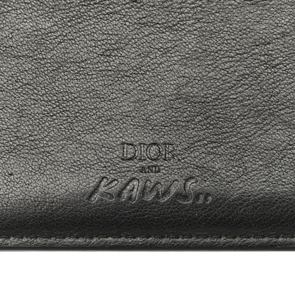 Christian Dior x KAWS Calfskin Bee Card Holder Pink Black 6 of 12