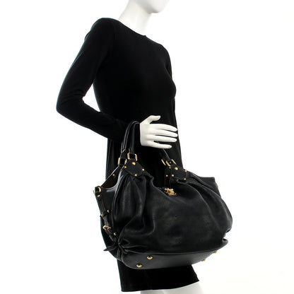 Louis Vuitton Mahina L Black 2 of 9