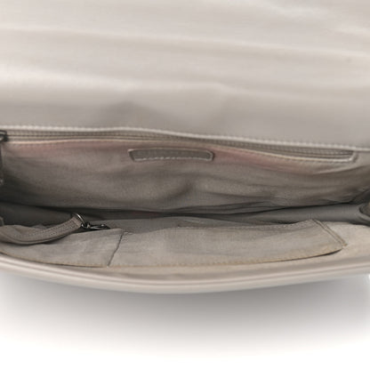 Chanel Calfskin Ombre Quilted Large Boy Flap Grey Beige 5 of 21
