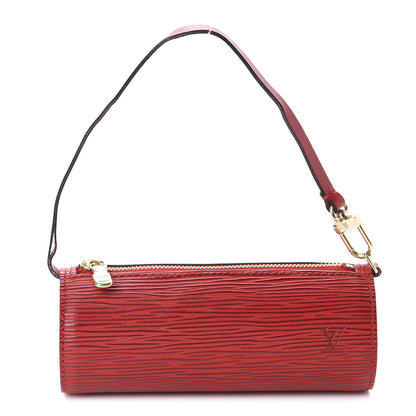 Louis Vuitton Epi Soufflot Pochette Castillan Red 1 of 9