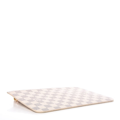 Louis Vuitton Damier Azur Neverfull MM GM Pochette Rose Ballerine 4 of 12