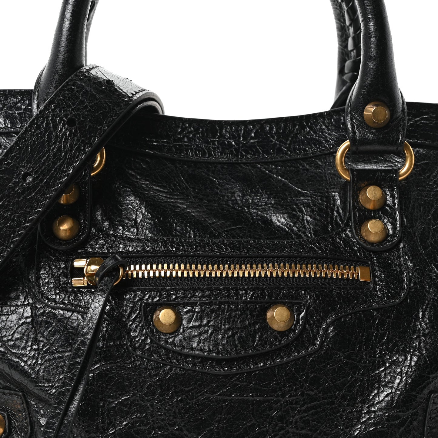 Agneau Arena Gold Hardware Small Le City Black